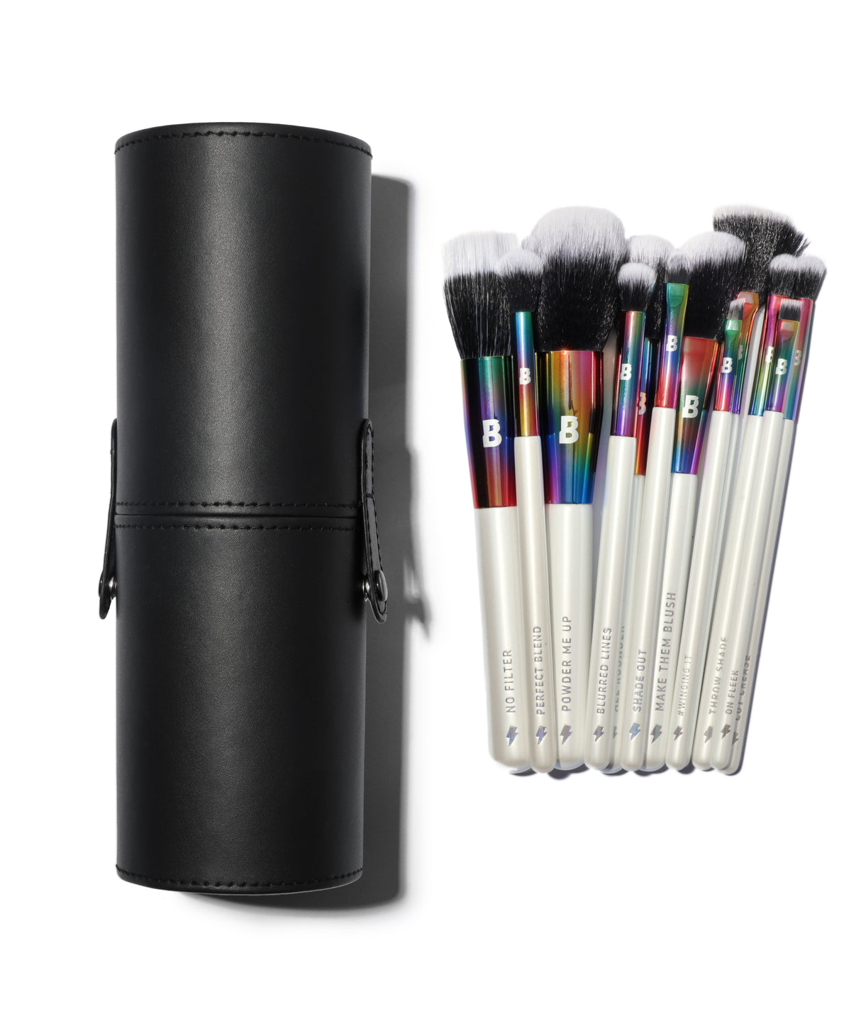 Prism 12 Piece Travel Brush Set With Holder