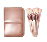 Rose Glow 18 Piece Brush Set With Brush Stand